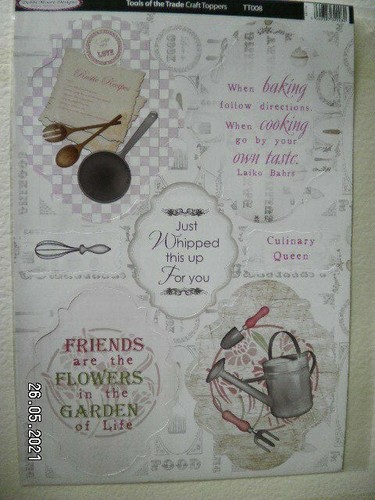 Beautiful die cut toppers - die,