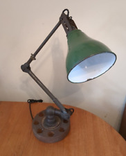 Vintage industrial anglepoise Dugdill Lamp Light Machinist Workshop