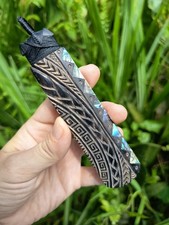 Large Maori Toki Pendant Water