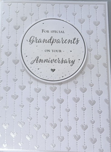 Grandparents anniversary card - anniversary,