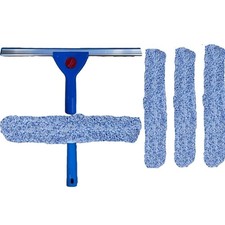 SWISSPACK Squeegee Cleaner and Glass Wiper 14” Window Cleaning Kit For Car OPEN