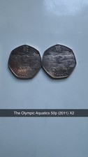 The Olympic Aquatics 50p