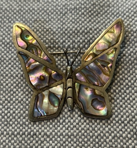Vintage butterfly pin mexico - butterfly,