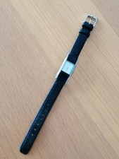 DKNY Watch NY3473 Ladies Black Dial Leather Strap Stainless Steel