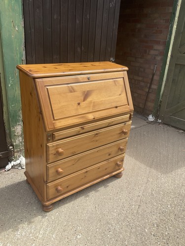 Ducal pine bureau - pine, vintage