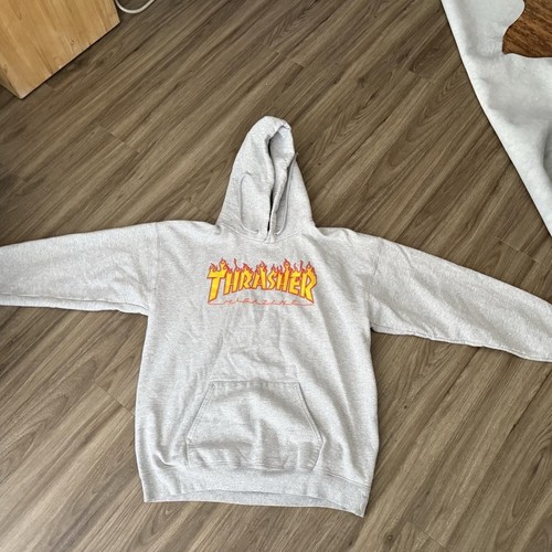 Thrasher hoodie gray - thrasher, y2k