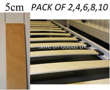 5cm Curved,sprung,Beech wood bed base slat.Slats,slates wooden spare replacement