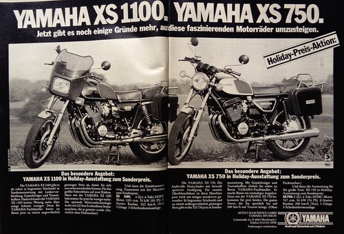 Yamaha 1100 and 750 - xs,