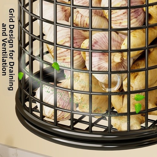 Wall basket vented mesh rack - basket,