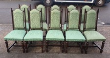 Vintage set oak - 10,