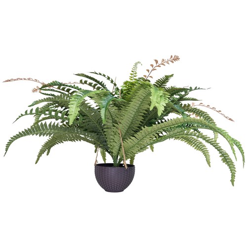 Artificial boston fern - artificial, large