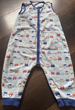 Boys All in one Fleece Sleepsuit - SIZE 18-24 months- opens up fully