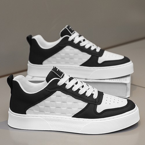 Casual lace sneakers - casual, men