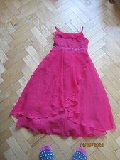 Debenhams Tigerlily party cerise dress - age 9 yrs