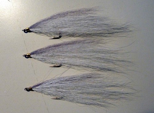 Bucktail deceiver grey white - bucktail,