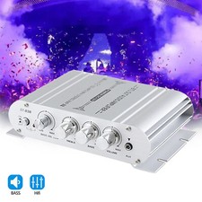 400 Watt 2.1Channel Car Audio Stereo Amplifier Speaker Power Class A/B Amp UK