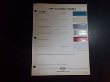  1959 VAUXHALL DUPONT PAINT