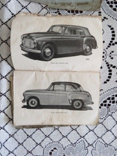 Hillman Minx Mk VI handbook inc. lubrication chart.