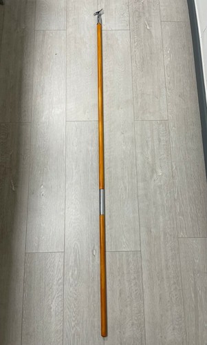 Teak sash window pole - sash, hook