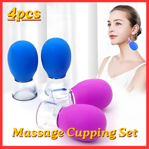 4pcs facial cupping massage - 2/4pcs,