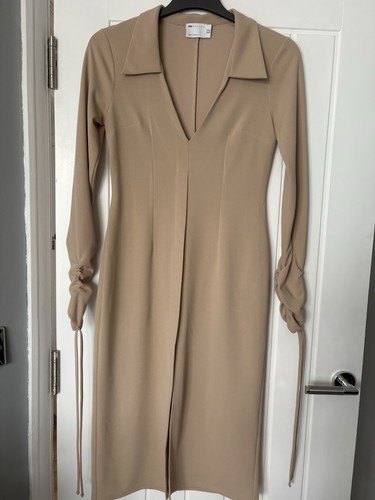 Asos tan maxi dress with - tan,