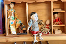 Antique Japanese traditional Variety 6 Small dolls antique & vintage Ichimatsu
