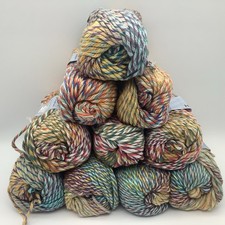 Yarn Outlet Variegated Chunky Knitting Crochet  Yarn 10X100g Balls-162