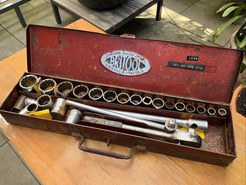 Vintage britool socket set - vintage,