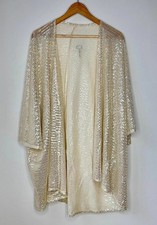Christmassy gold sequin kimono