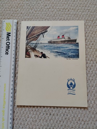 Cunard white star - star, r.m.s