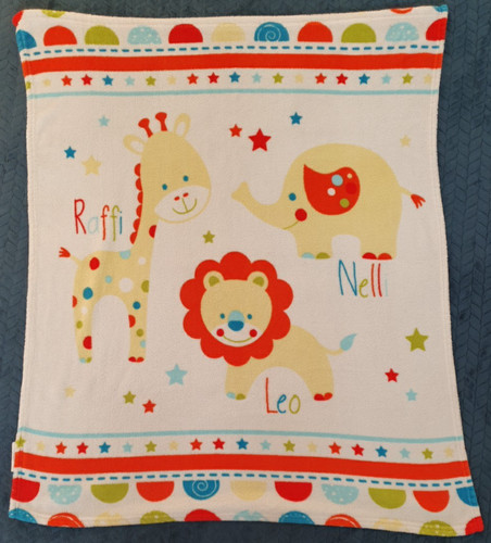 Fleece blanket raffi leo nelli - fleece,