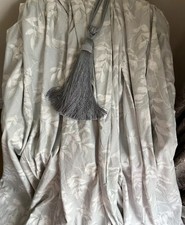 LOVELY BESPOKE VERY WIDE ORIGINAL LAURA ASHLEY EGLANTINE SILHOUETTE CURTAINS 