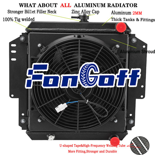 Rows aluminium radiator - 3,