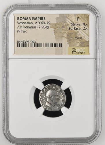 Roman empire vespasian - -, ad