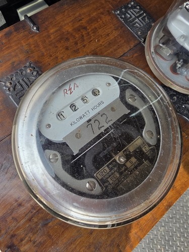 Vintage sangamo electric meter - vintage,
