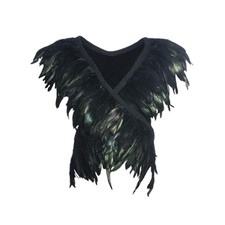 Artificial Feather Shawl Cape