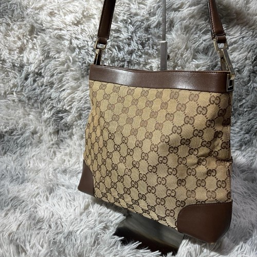 Gucci canvas brown - gucci,