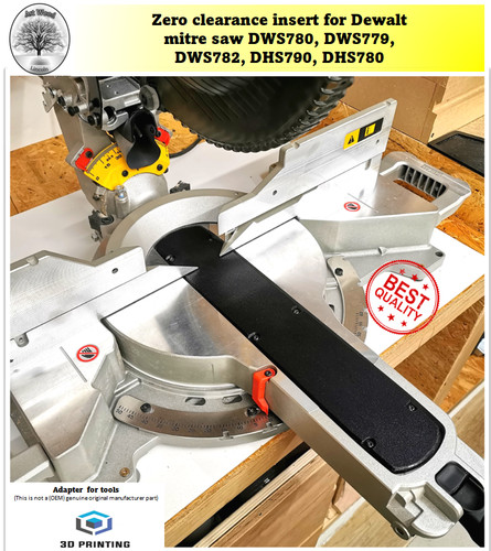 Insert plate dewalt - mitre, saw