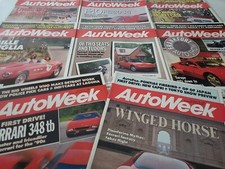 Lot of 8 AUTOWEEK Mags (1988