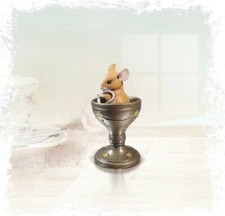 Richard Cooper Studio Mice Bronze Resin Mouse in Egg Cup Ornament 262BR New