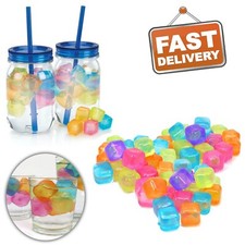 60 Pcs Reusable Ice Cubes