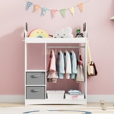 Kids Wardrobe Clothes Hanging