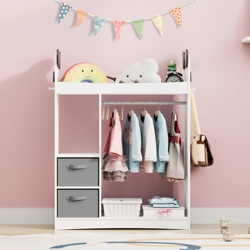 Kids wardrobe clothes hanging - kids,