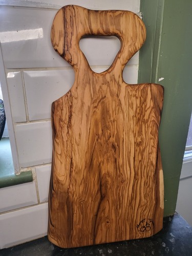 Handmade olive wood serving - handmade,