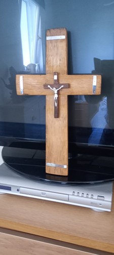 Religious crusifix mounted - religious,