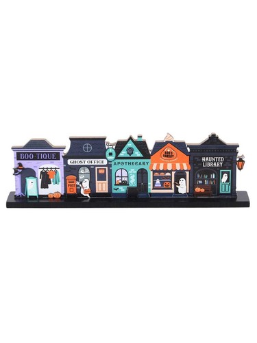 Spooky street house decoration - house,
