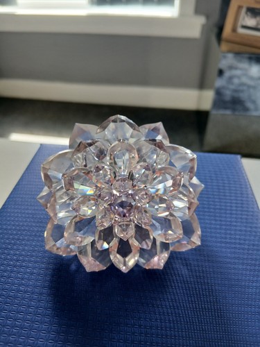 Swarovski crystal dahlias - crystal,