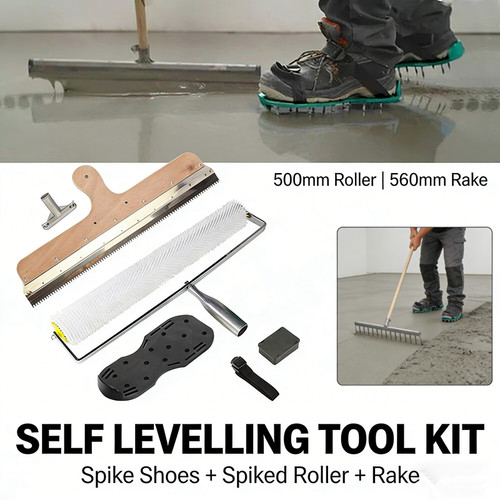Self levelling tool kit spiked - self,