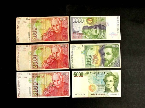 Set banknotes 5x - of,