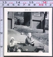 1959 Little Boy Riding USAF